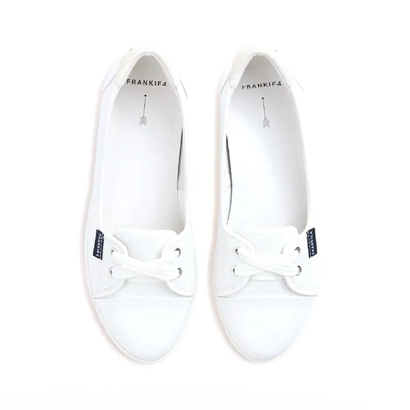 HANNAH III - WHITE PUNCHED LEATHER