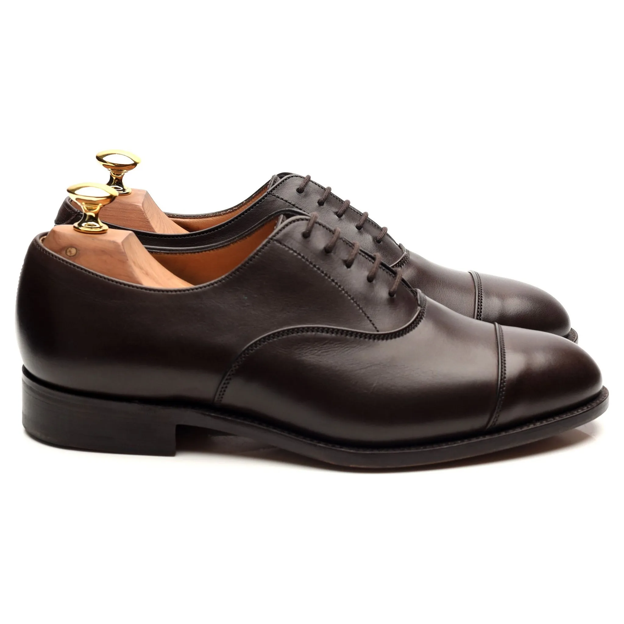 'Henley' Dark Brown Leather Oxford UK 6.5