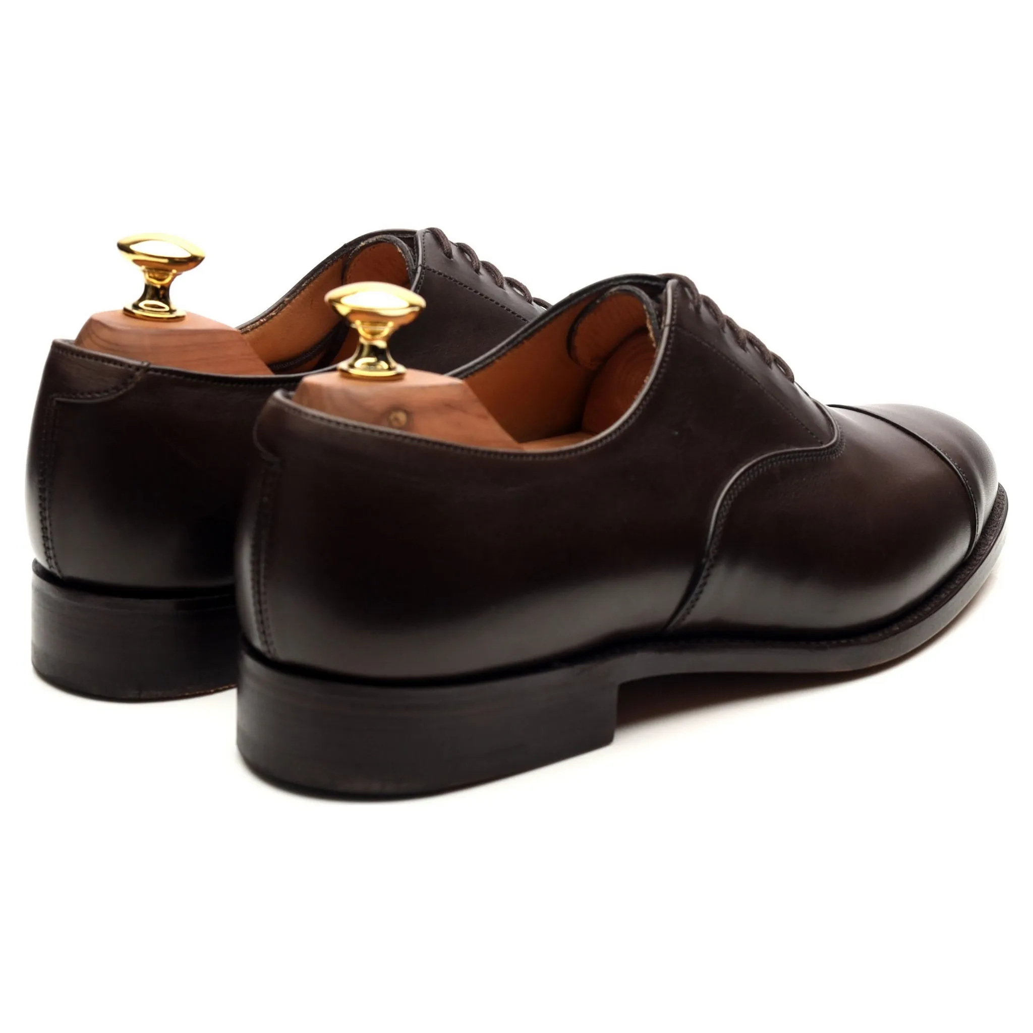 'Henley' Dark Brown Leather Oxford UK 6.5