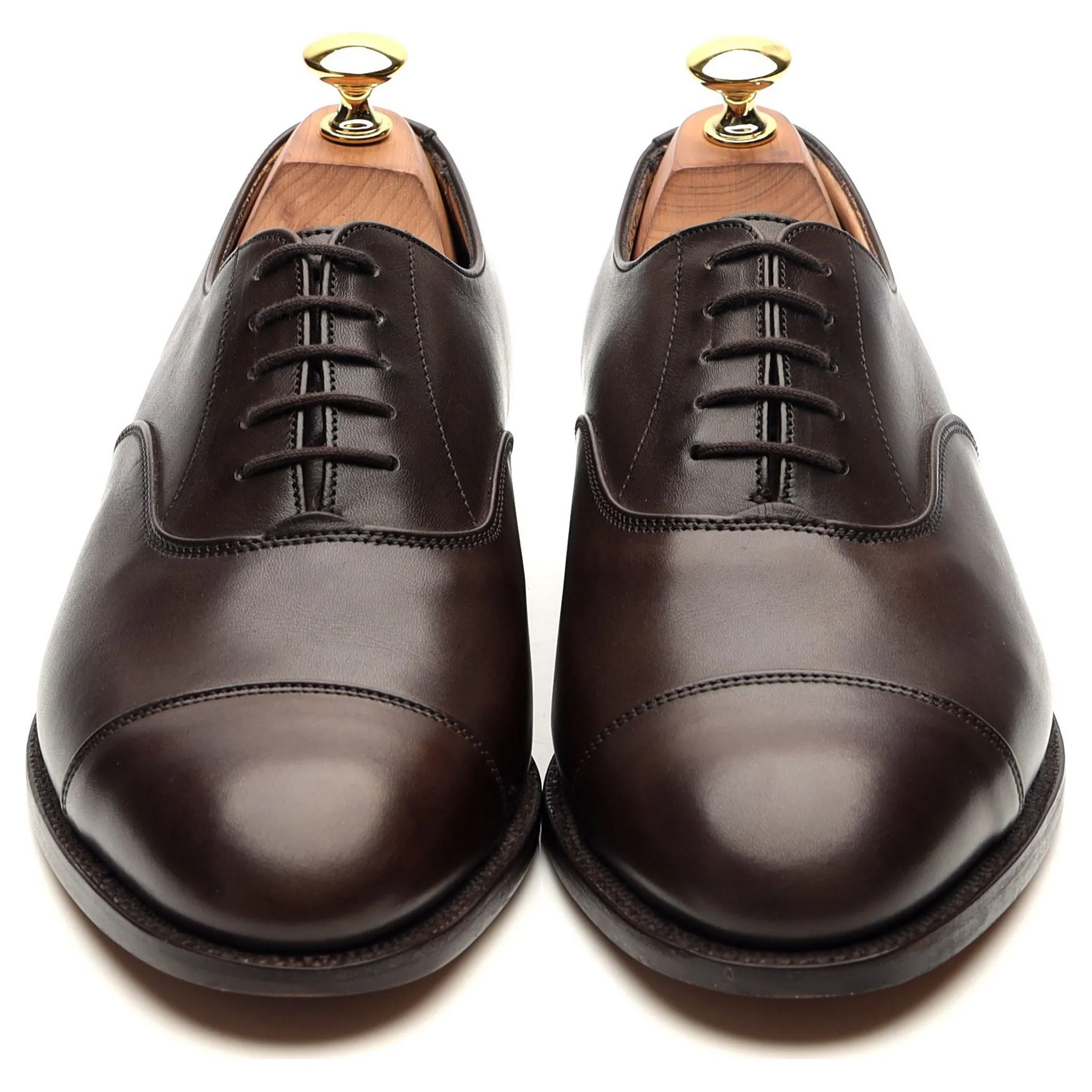 'Henley' Dark Brown Leather Oxford UK 6.5