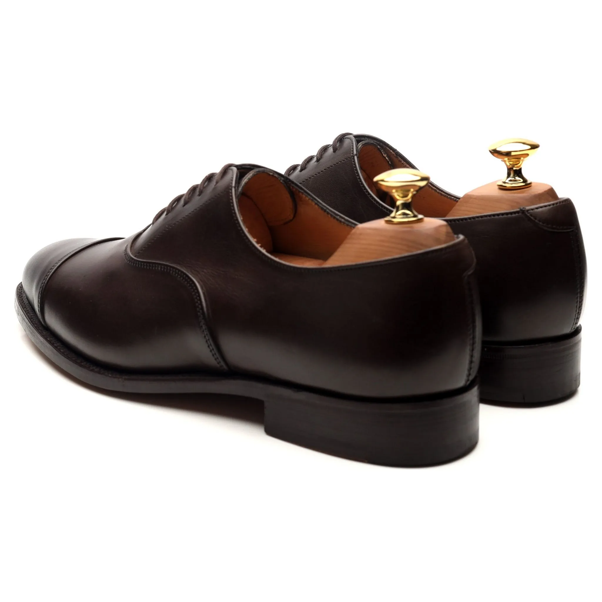 'Henley' Dark Brown Leather Oxford UK 6.5