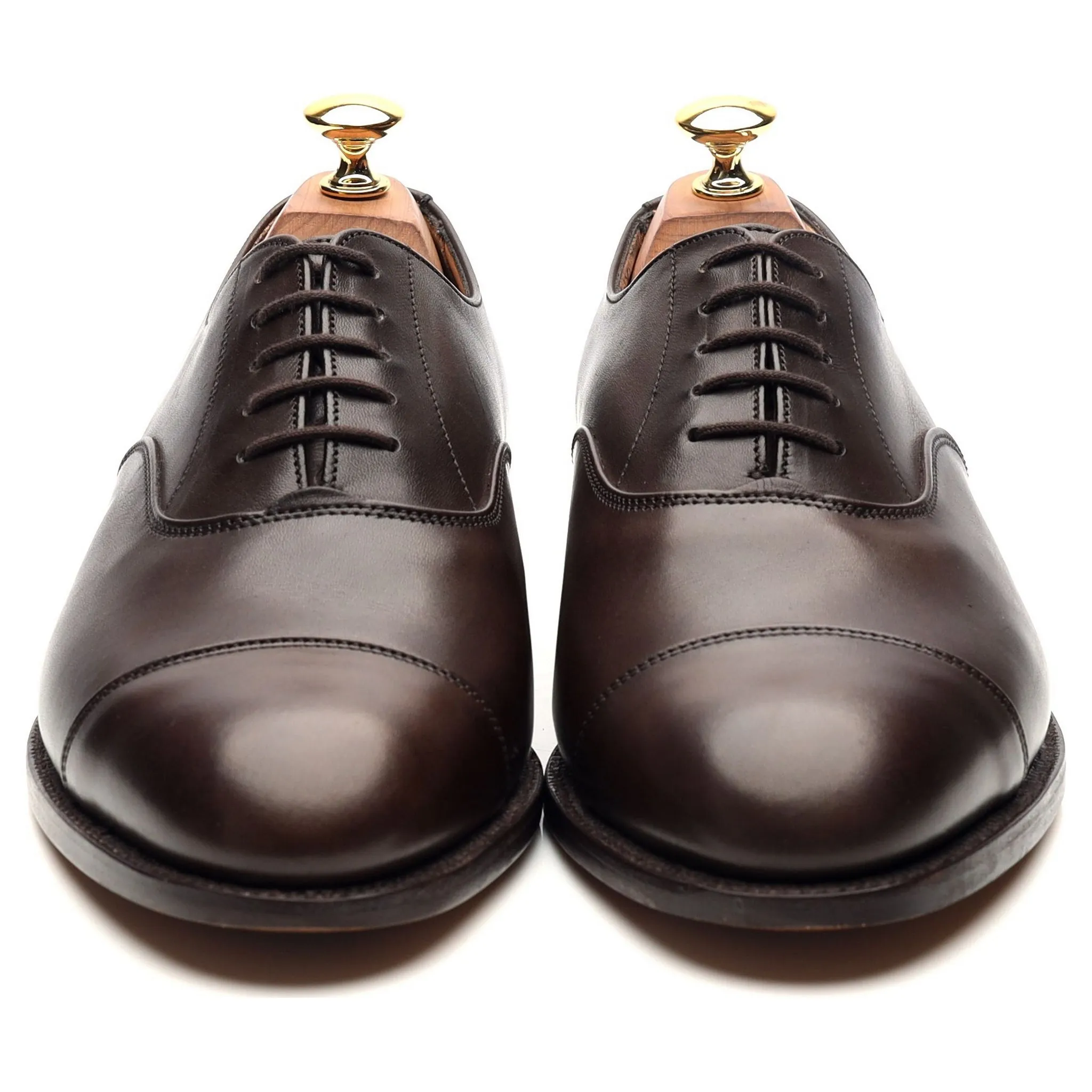 'Henley' Dark Brown Leather Oxford UK 6.5