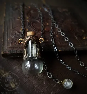 Hidden Heart ~ Incunabula Gothic Arch Glass Vessel Amulet