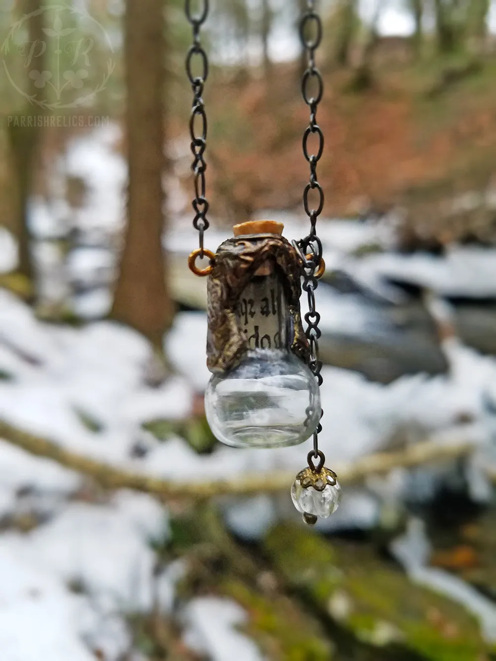 Hidden Heart ~ Incunabula Gothic Arch Glass Vessel Amulet