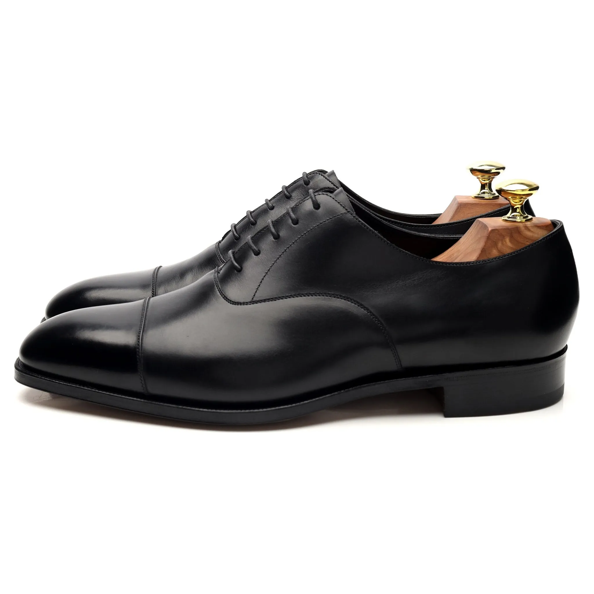 'Highclere' Black Leather Oxford UK 8.5 E