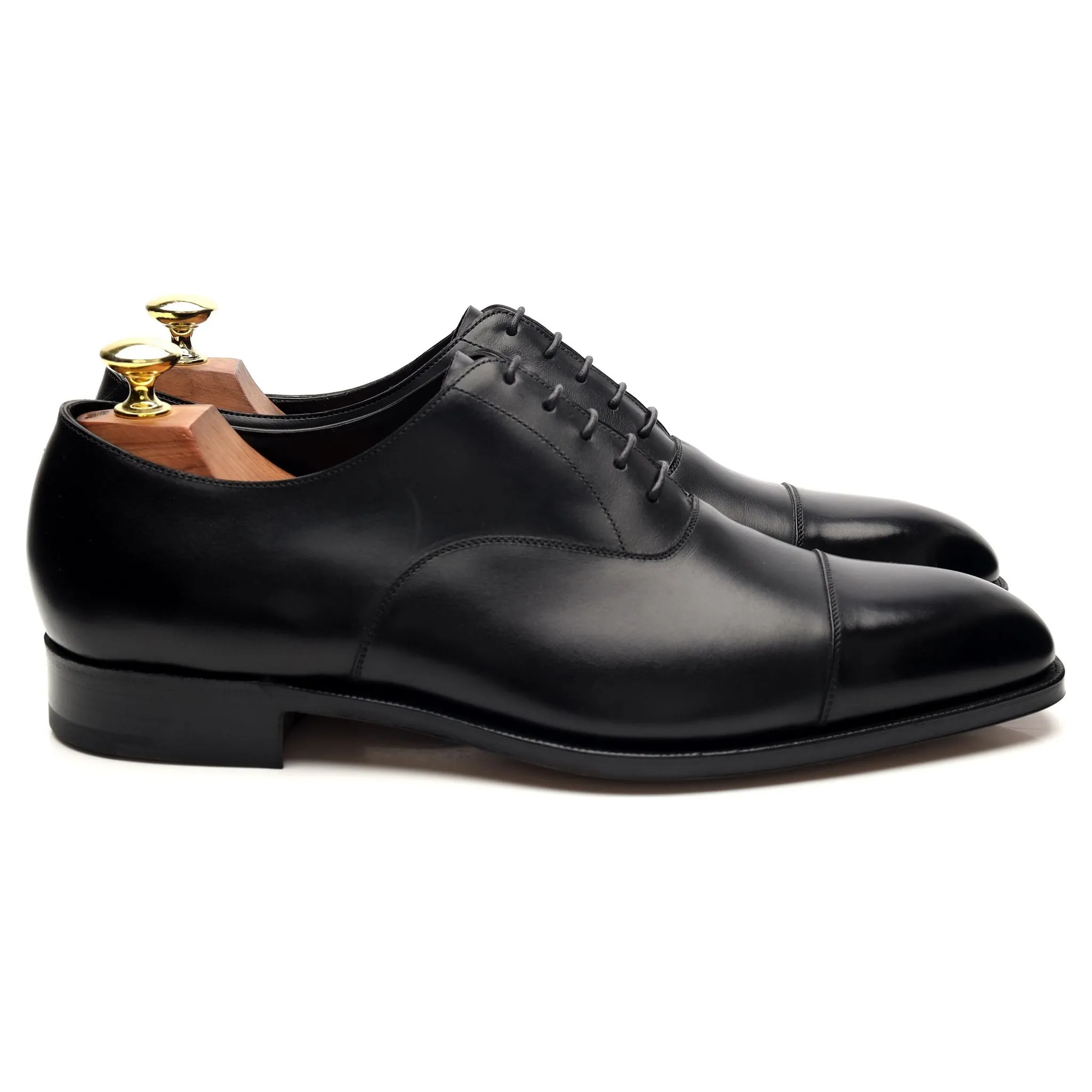 'Highclere' Black Leather Oxford UK 8.5 E