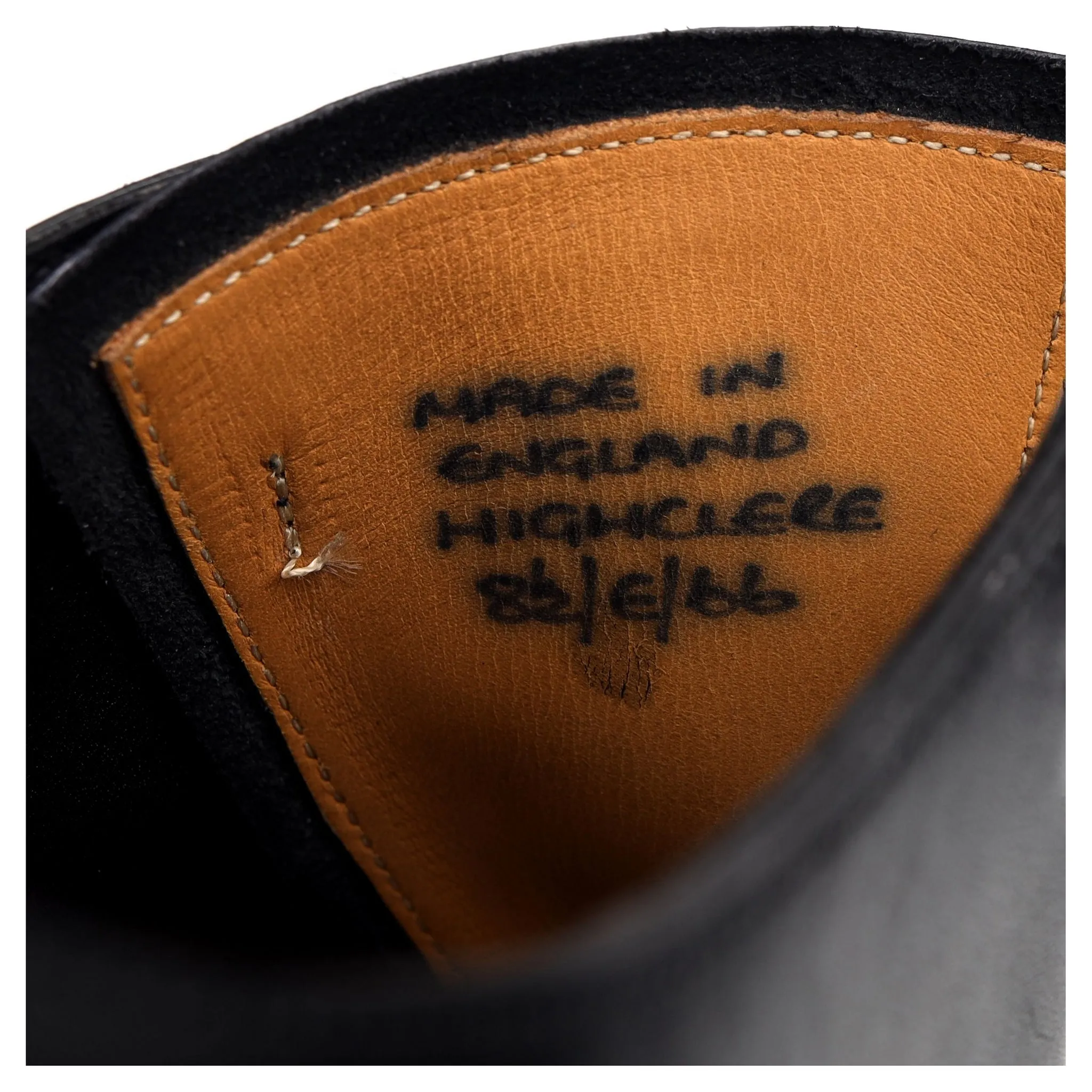 'Highclere' Black Leather Oxford UK 8.5 E