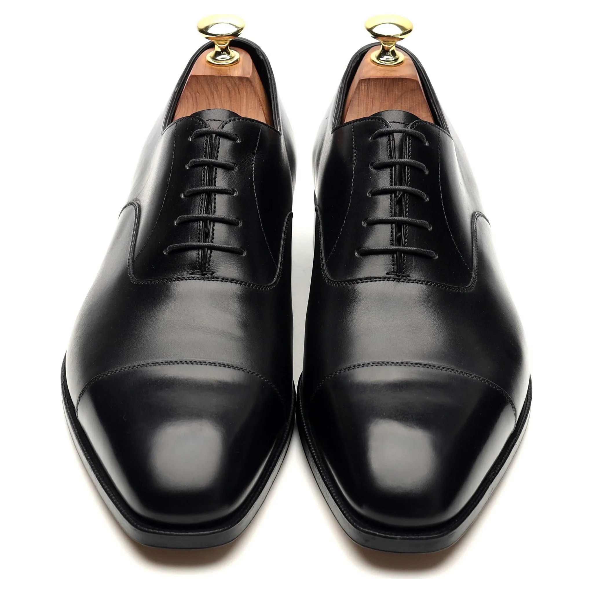 'Highclere' Black Leather Oxford UK 8.5 E