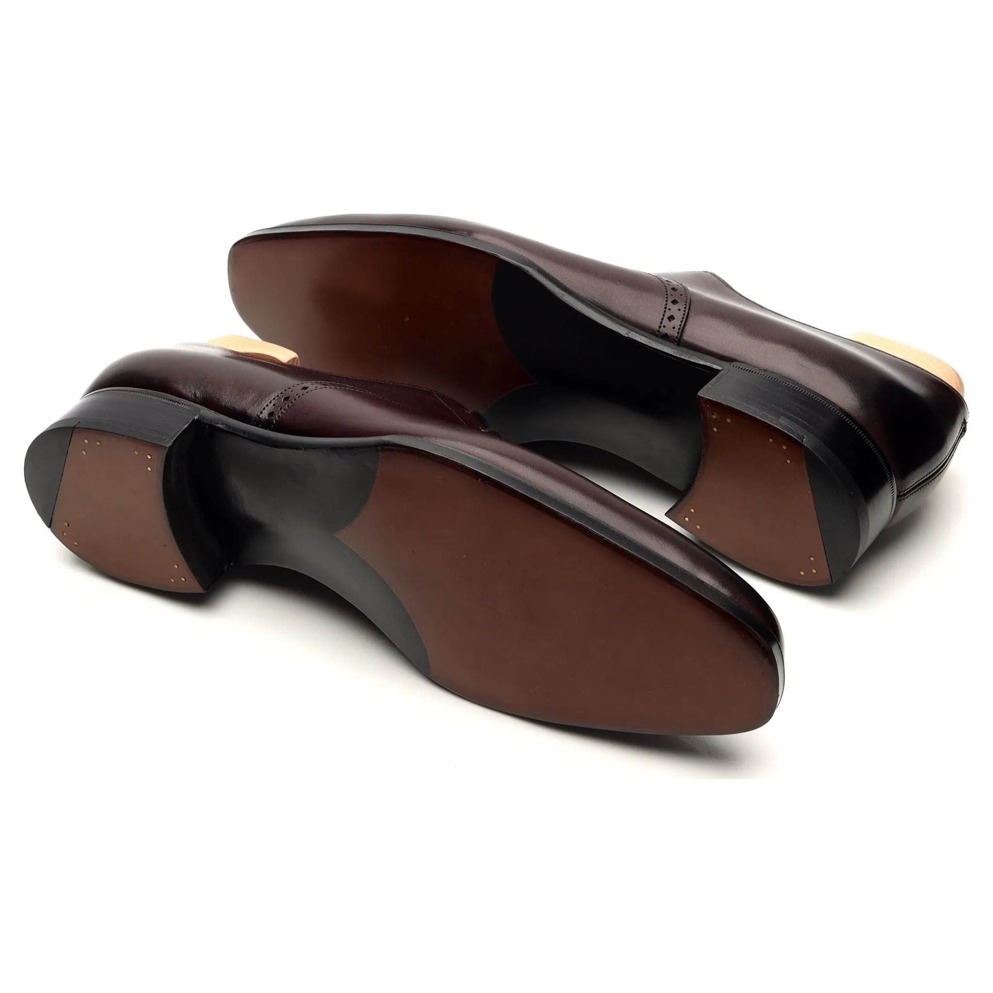 'Hilton' Burgundy Leather Oxford UK 8.5 E