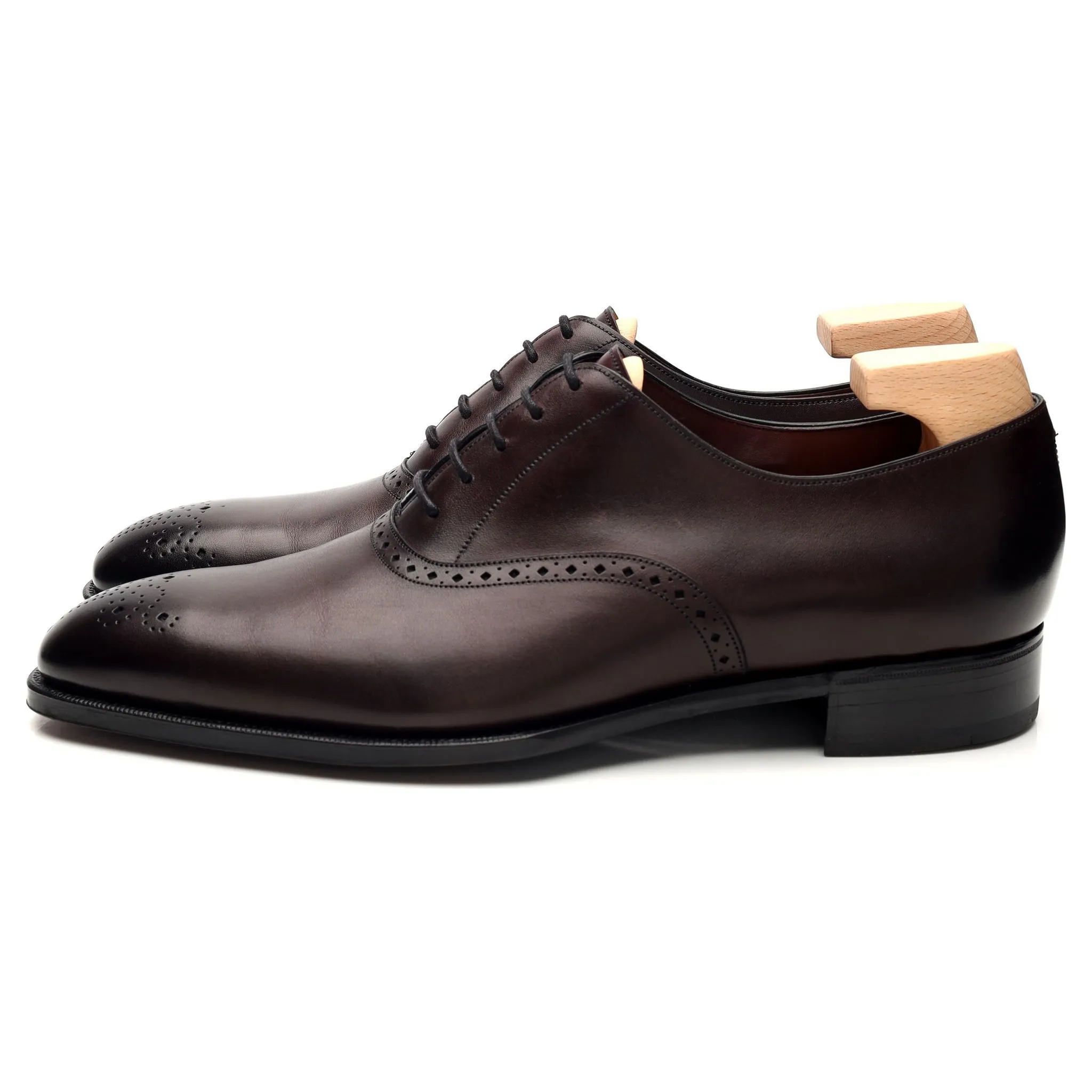 'Hilton' Burgundy Leather Oxford UK 8.5 E