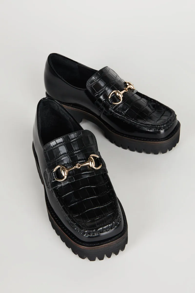 HK-2 Croc Lug Loafer