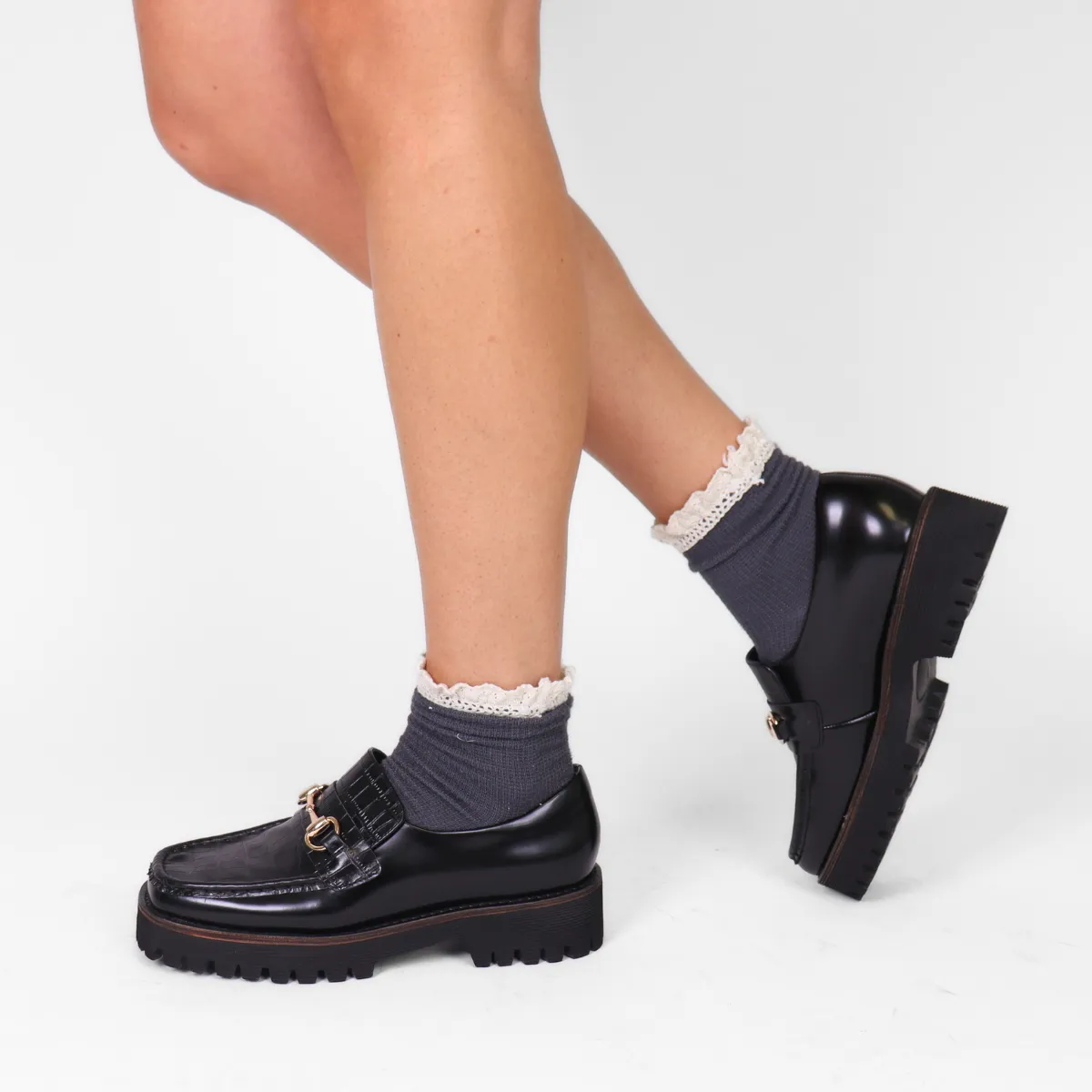 HK-2 Croc Lug Loafer