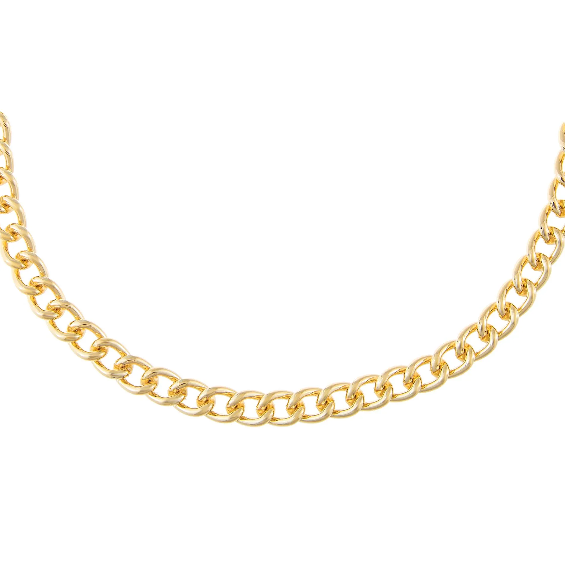 Hollow Chunky Link Necklace