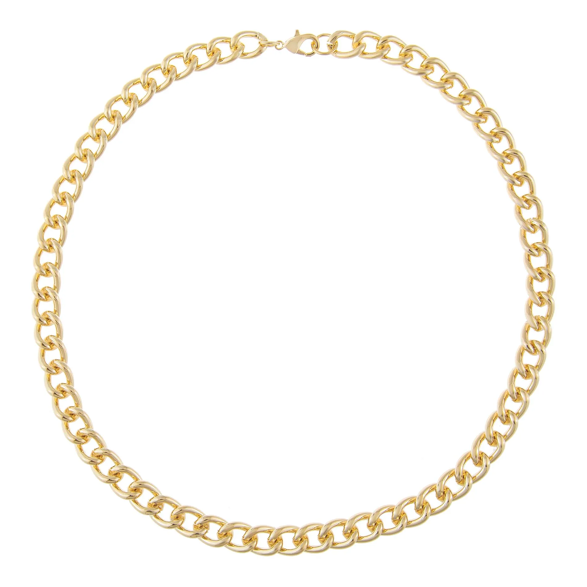 Hollow Chunky Link Necklace