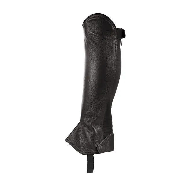 Horze Leather Half Chaps Black