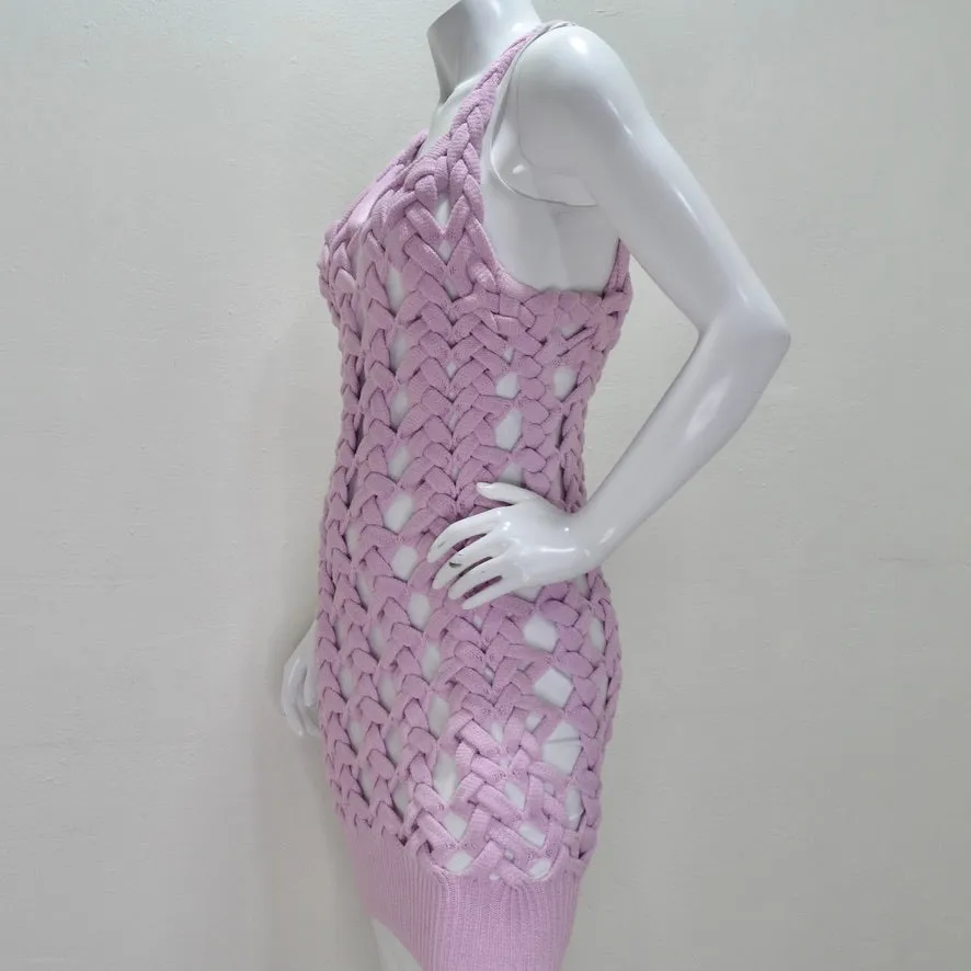 Isa Boulder Purple Knit Dress