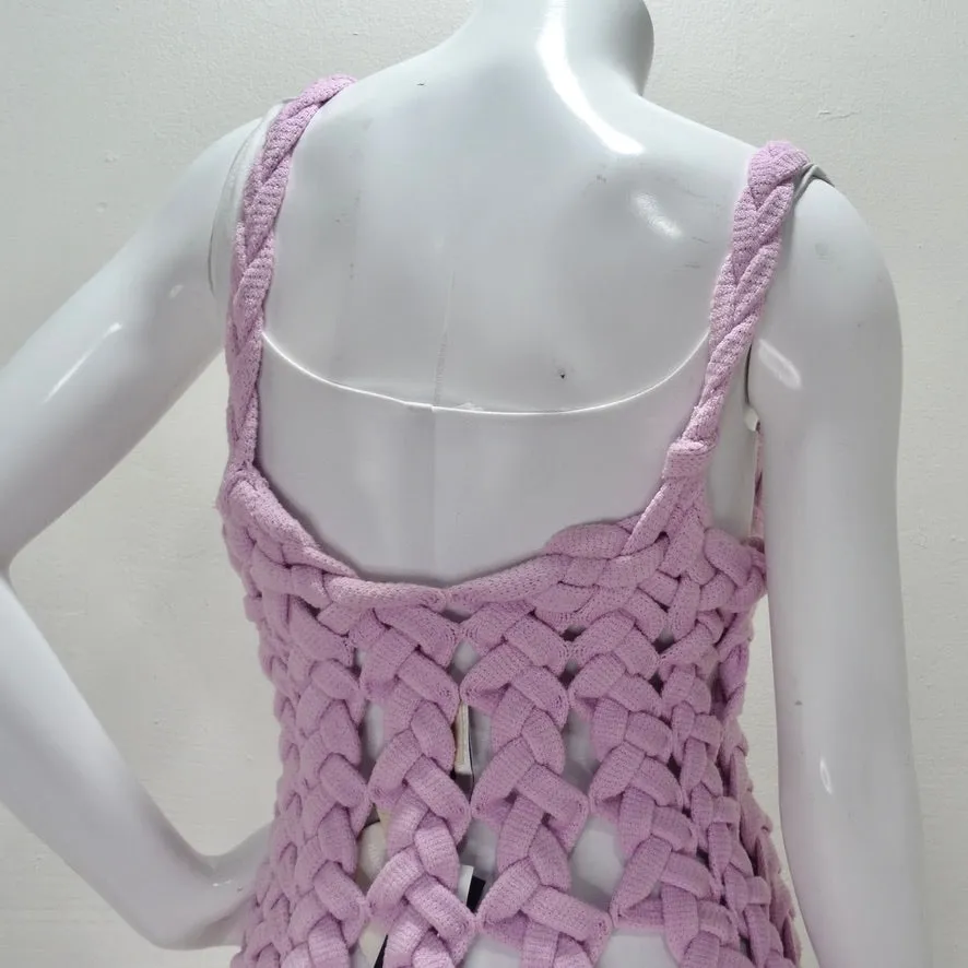Isa Boulder Purple Knit Dress