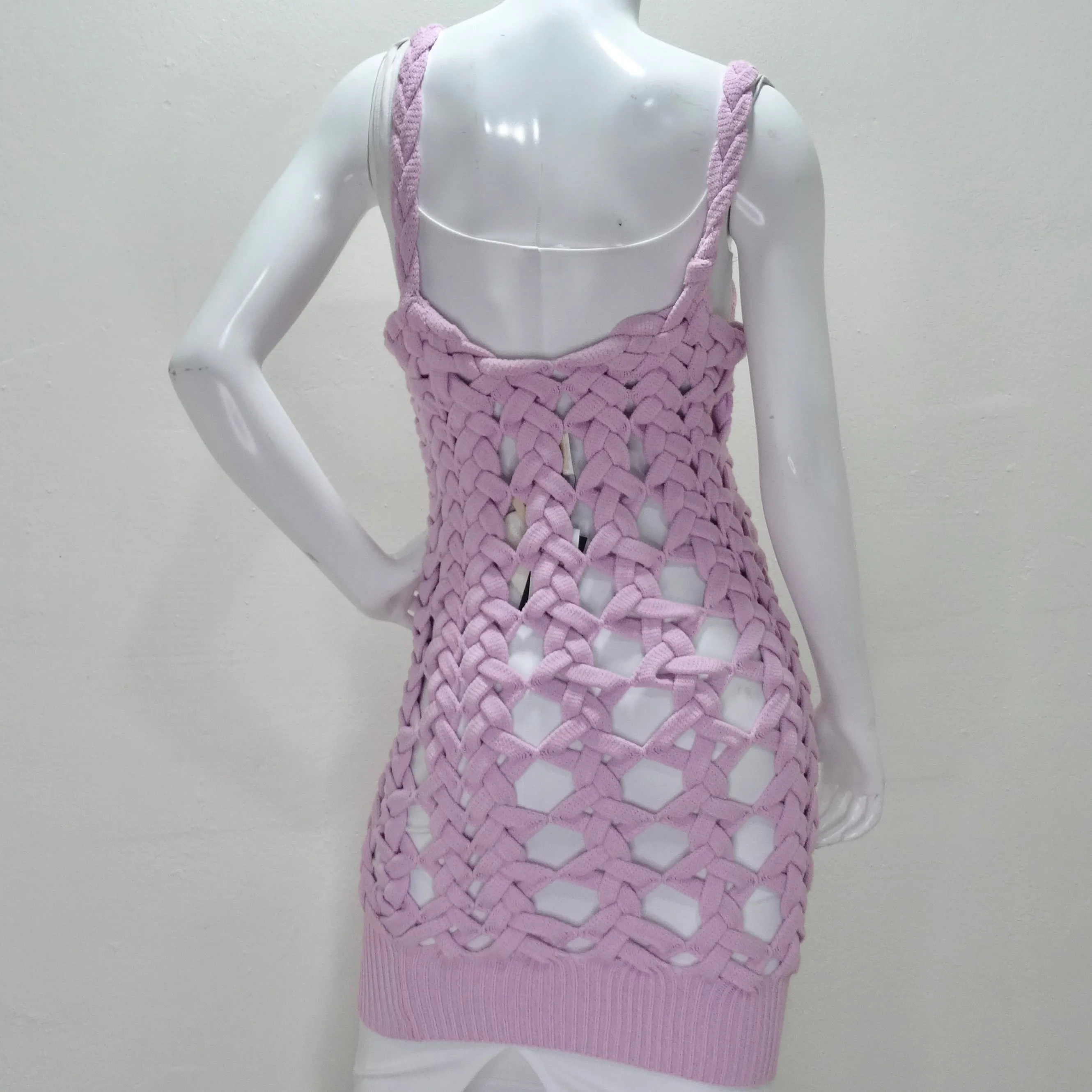 Isa Boulder Purple Knit Dress
