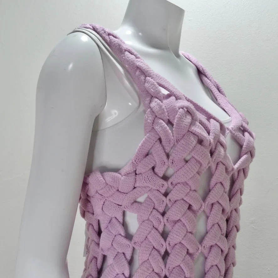 Isa Boulder Purple Knit Dress