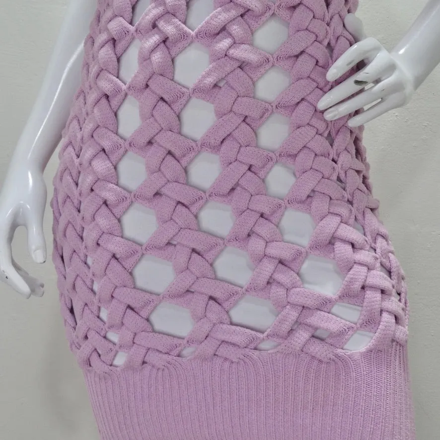 Isa Boulder Purple Knit Dress