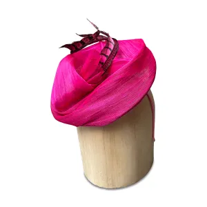 Isabel - Hot Pink Fascinator