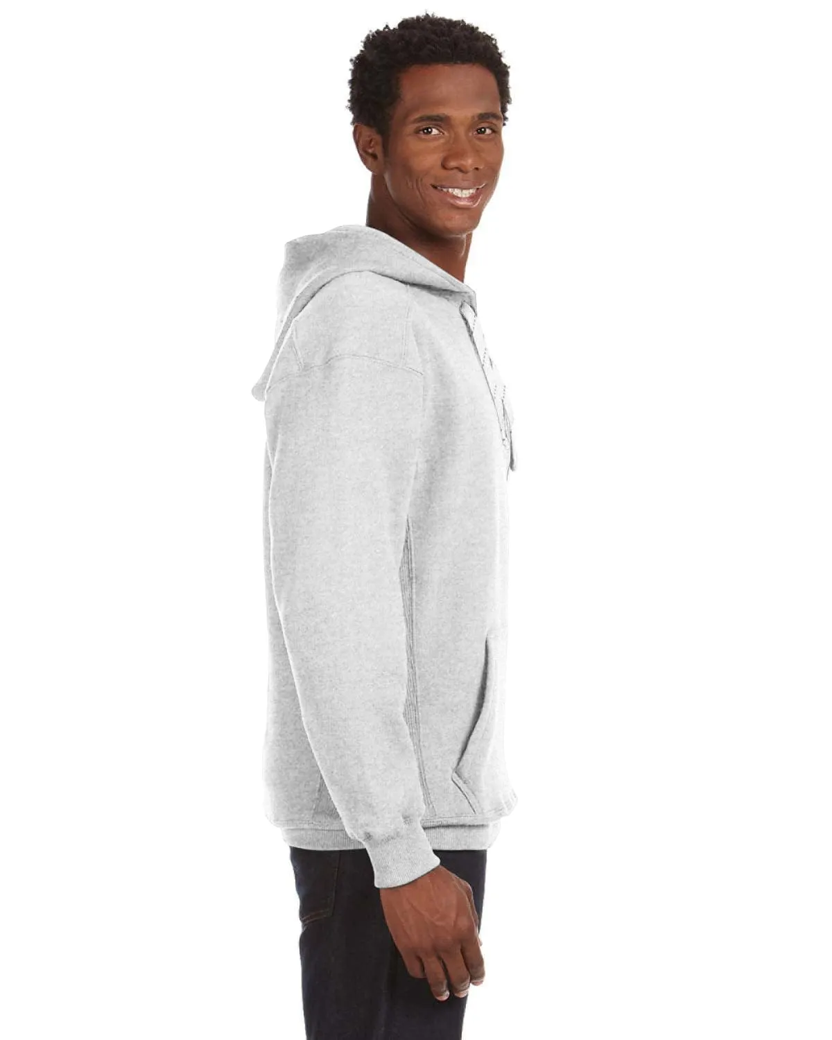 J America Adult Sport Lace Hooded Sweatshirt