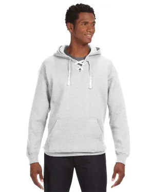 J America Adult Sport Lace Hooded Sweatshirt