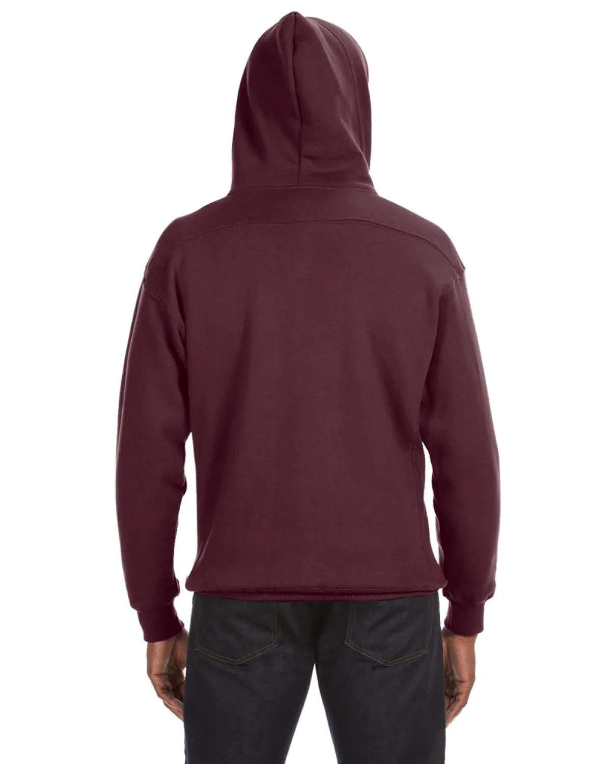 J America Adult Sport Lace Hooded Sweatshirt