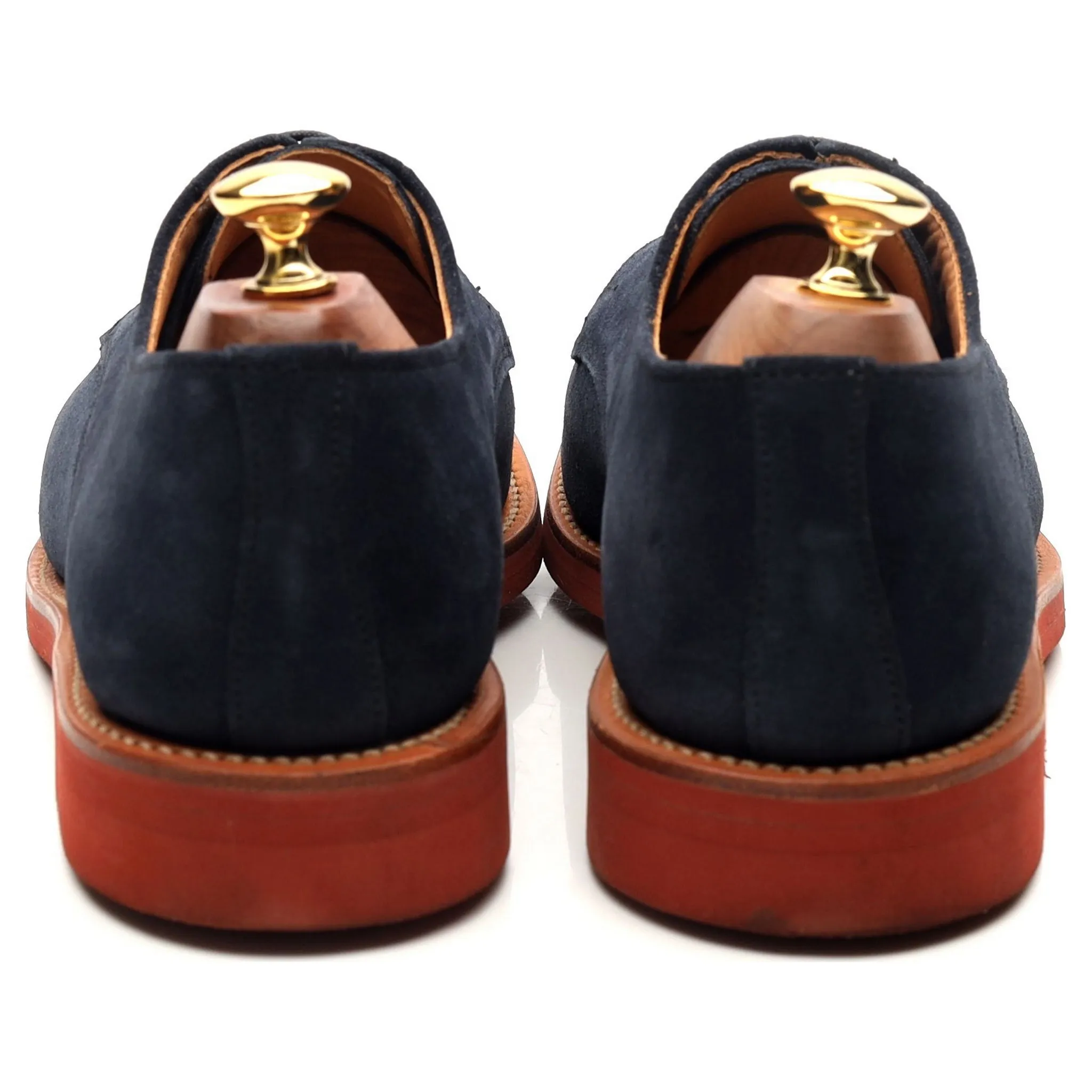 'Jack' Navy Blue Suede Derby UK 9 F