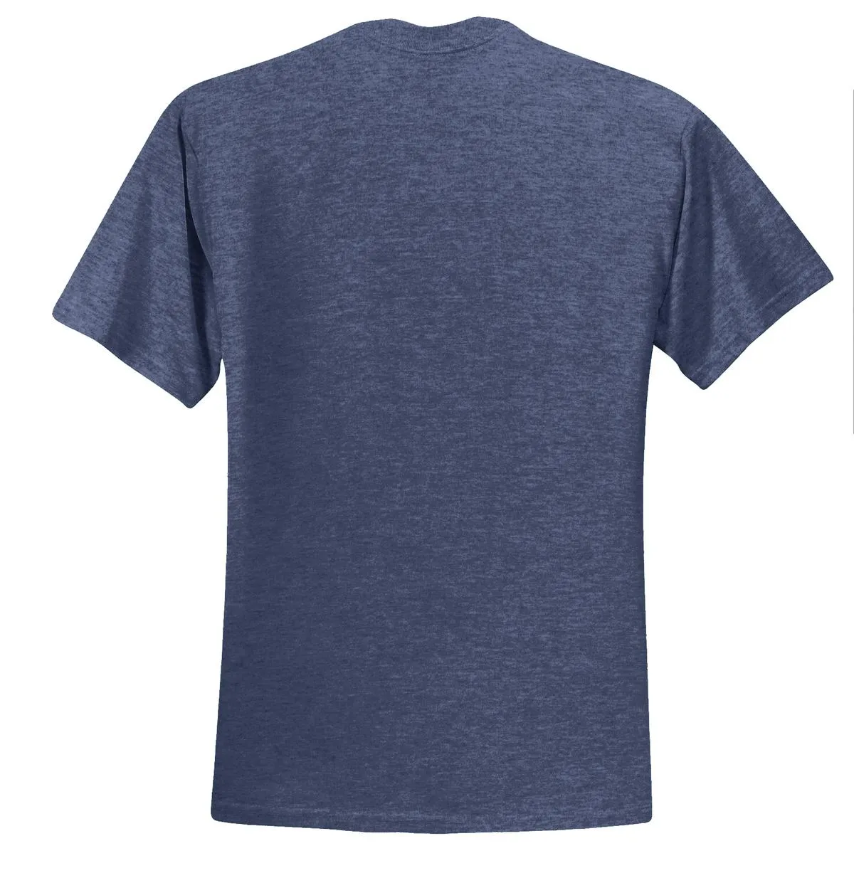 Jerzees  Dri-Power 50/50 Cotton/Poly T-Shirt.  29M Vintage Heather Navy
