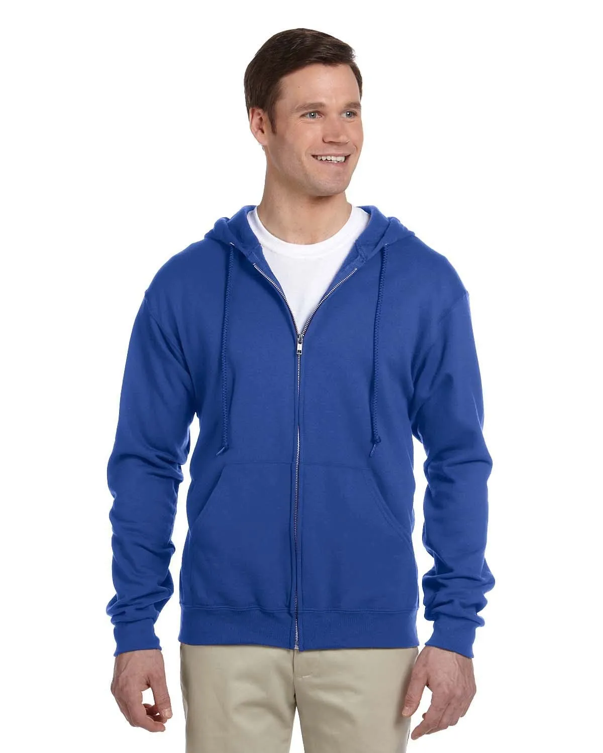 Jerzees Lightweight Full-Zip Hooded Sweatshirt