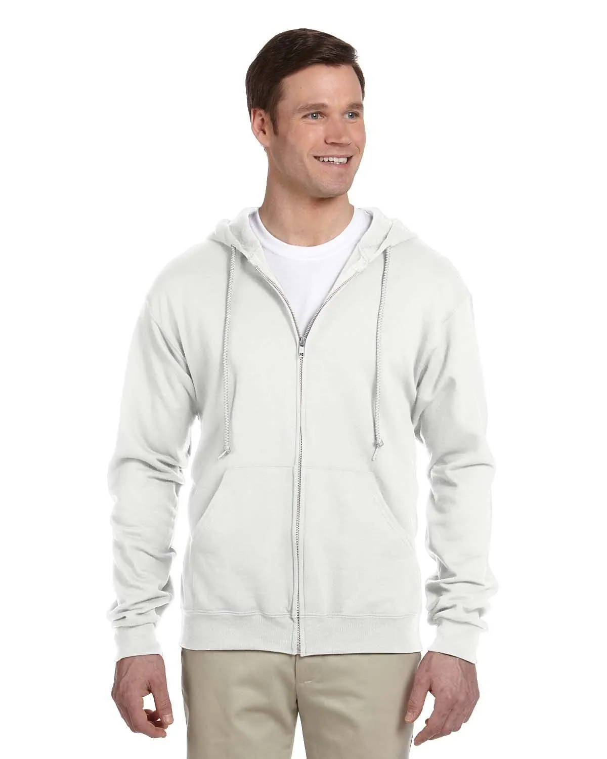 Jerzees Lightweight Full-Zip Hooded Sweatshirt