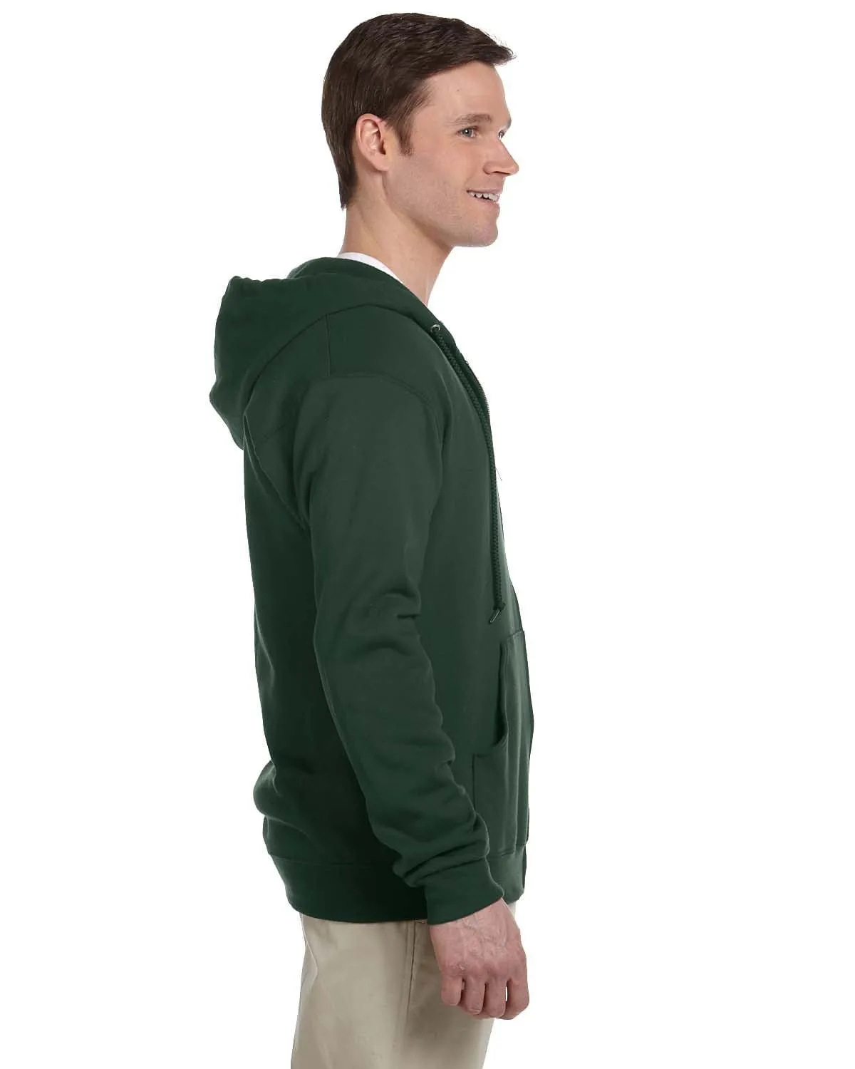 Jerzees Lightweight Full-Zip Hooded Sweatshirt