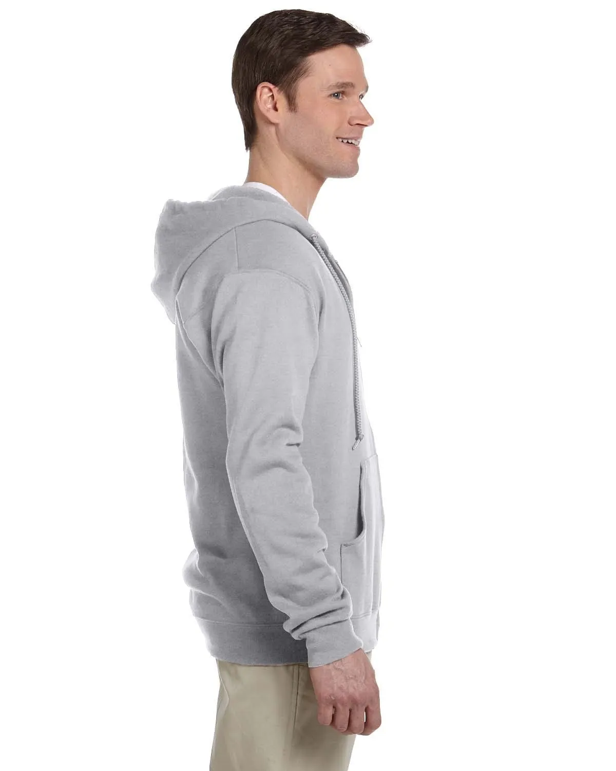 Jerzees Lightweight Full-Zip Hooded Sweatshirt