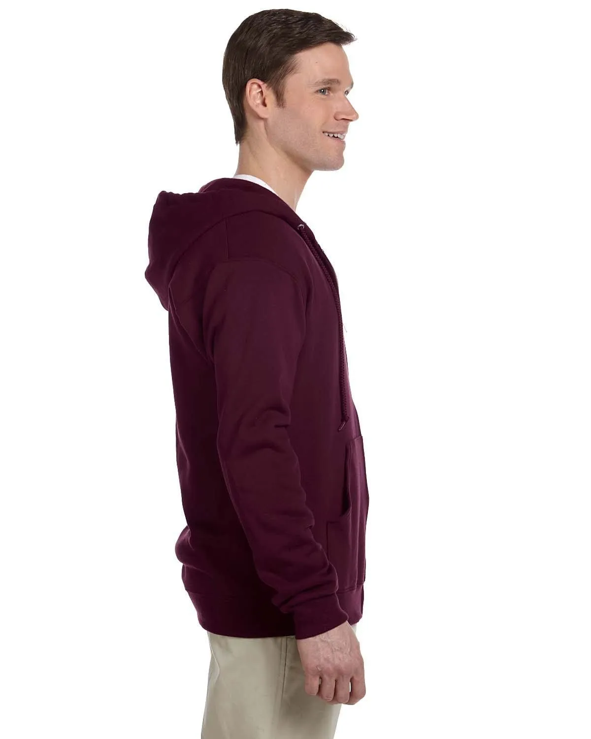 Jerzees Lightweight Full-Zip Hooded Sweatshirt