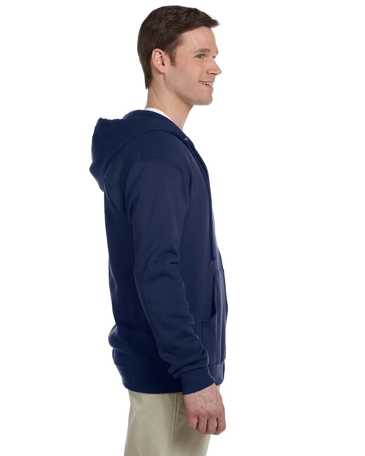 Jerzees Lightweight Full-Zip Hooded Sweatshirt