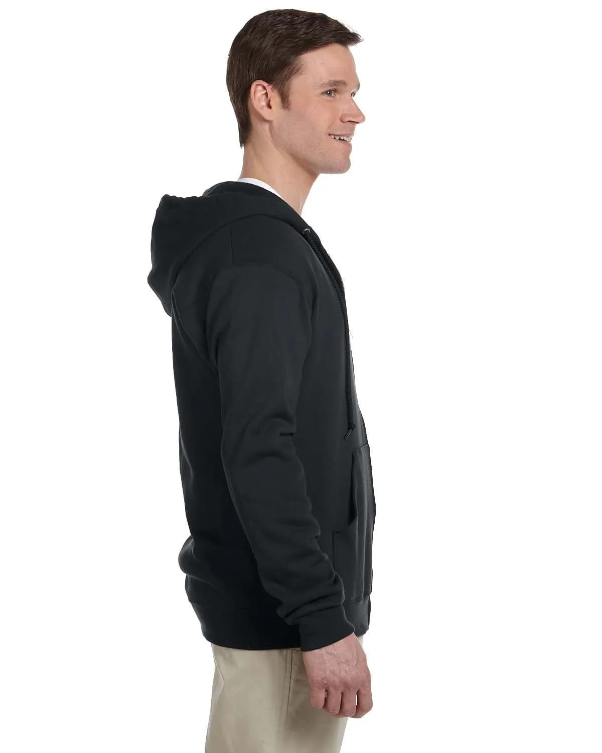 Jerzees Lightweight Full-Zip Hooded Sweatshirt