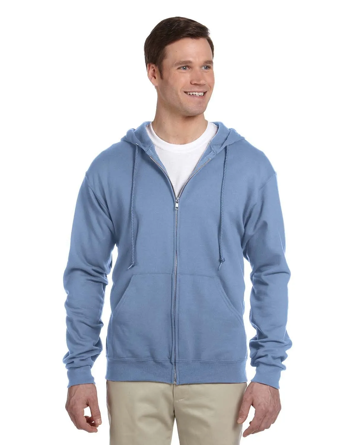 Jerzees Lightweight Full-Zip Hooded Sweatshirt