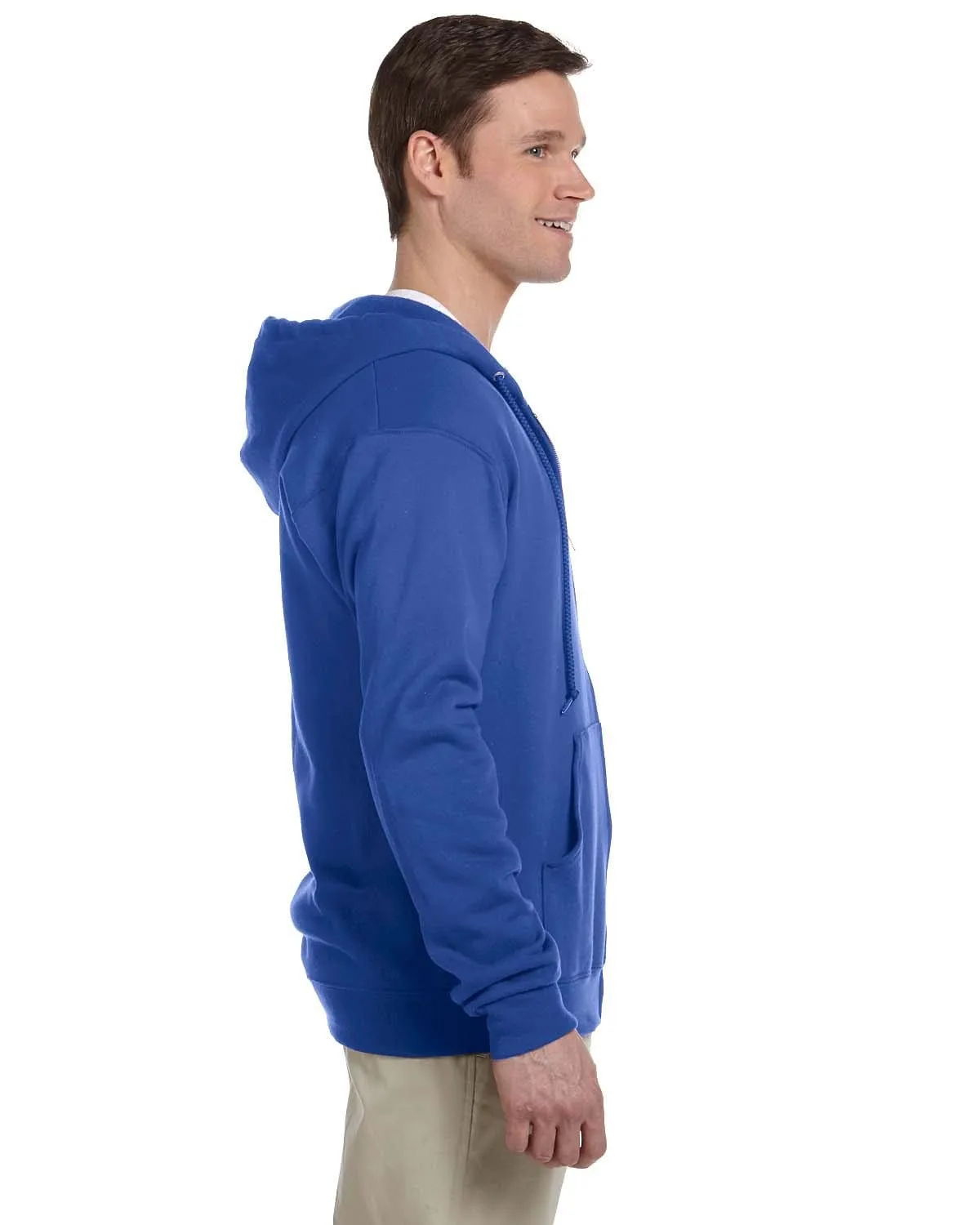 Jerzees Lightweight Full-Zip Hooded Sweatshirt