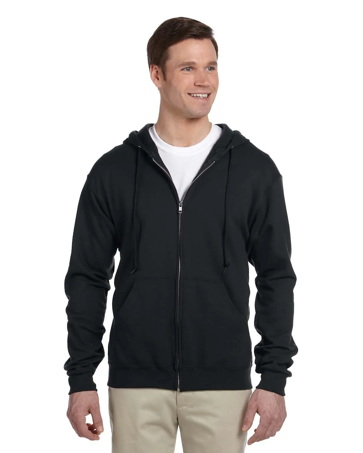 Jerzees Lightweight Full-Zip Hooded Sweatshirt