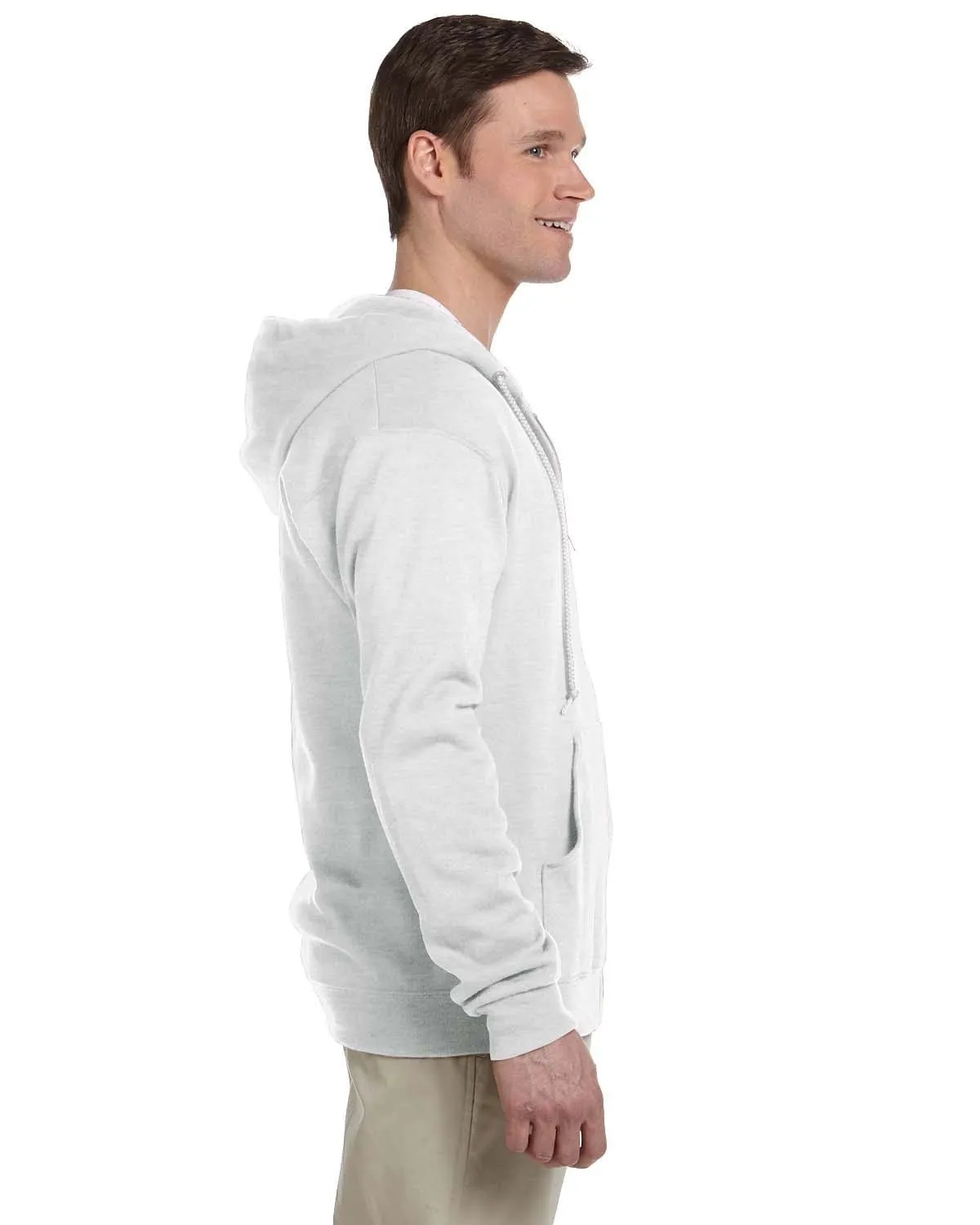 Jerzees Lightweight Full-Zip Hooded Sweatshirt