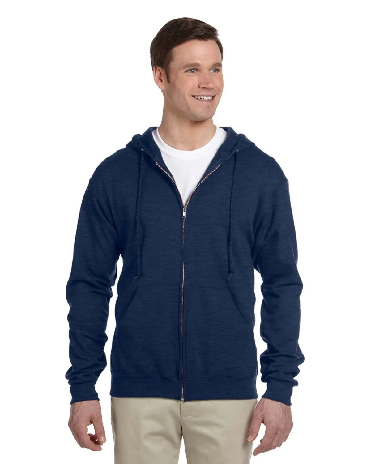 Jerzees Lightweight Full-Zip Hooded Sweatshirt
