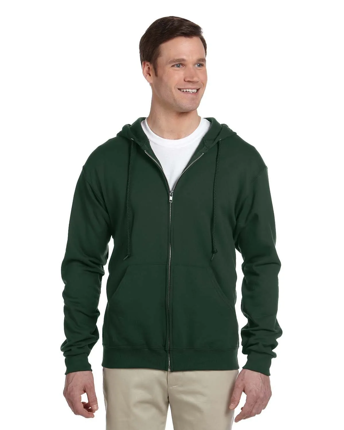 Jerzees Lightweight Full-Zip Hooded Sweatshirt