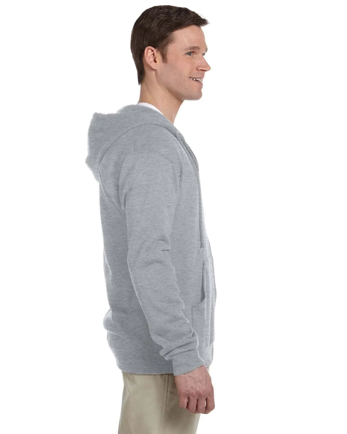 Jerzees Lightweight Full-Zip Hooded Sweatshirt
