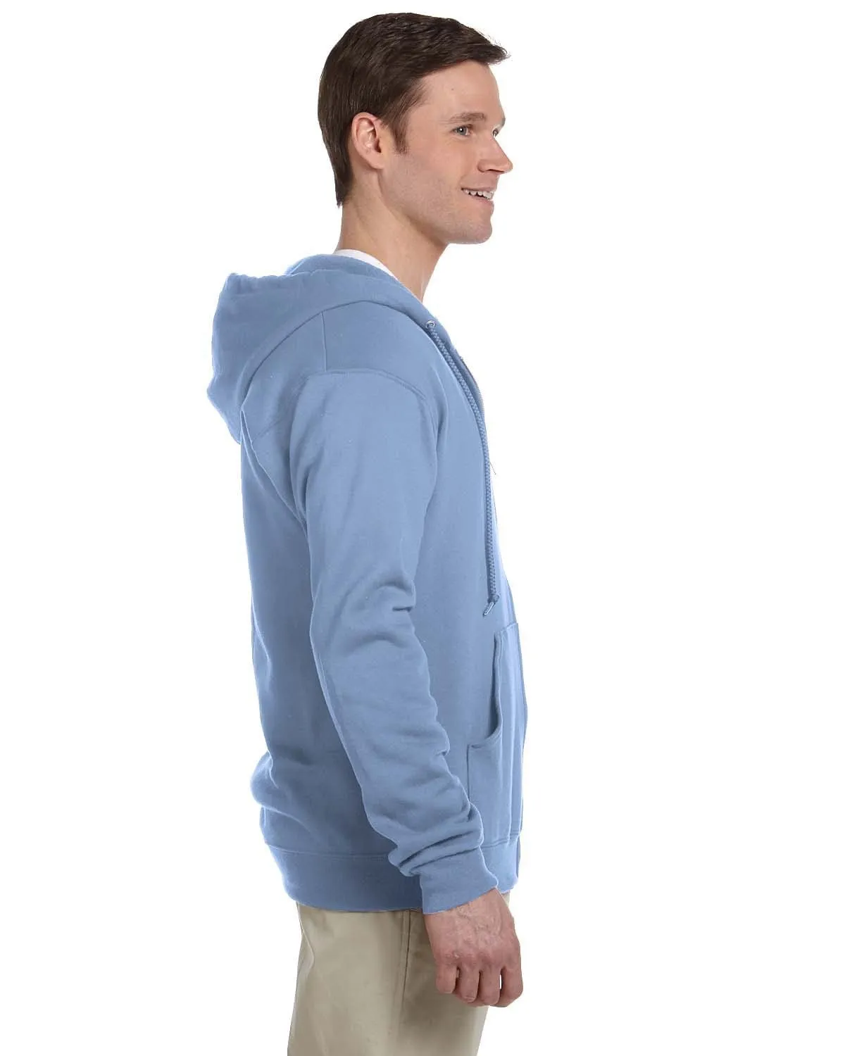 Jerzees Lightweight Full-Zip Hooded Sweatshirt