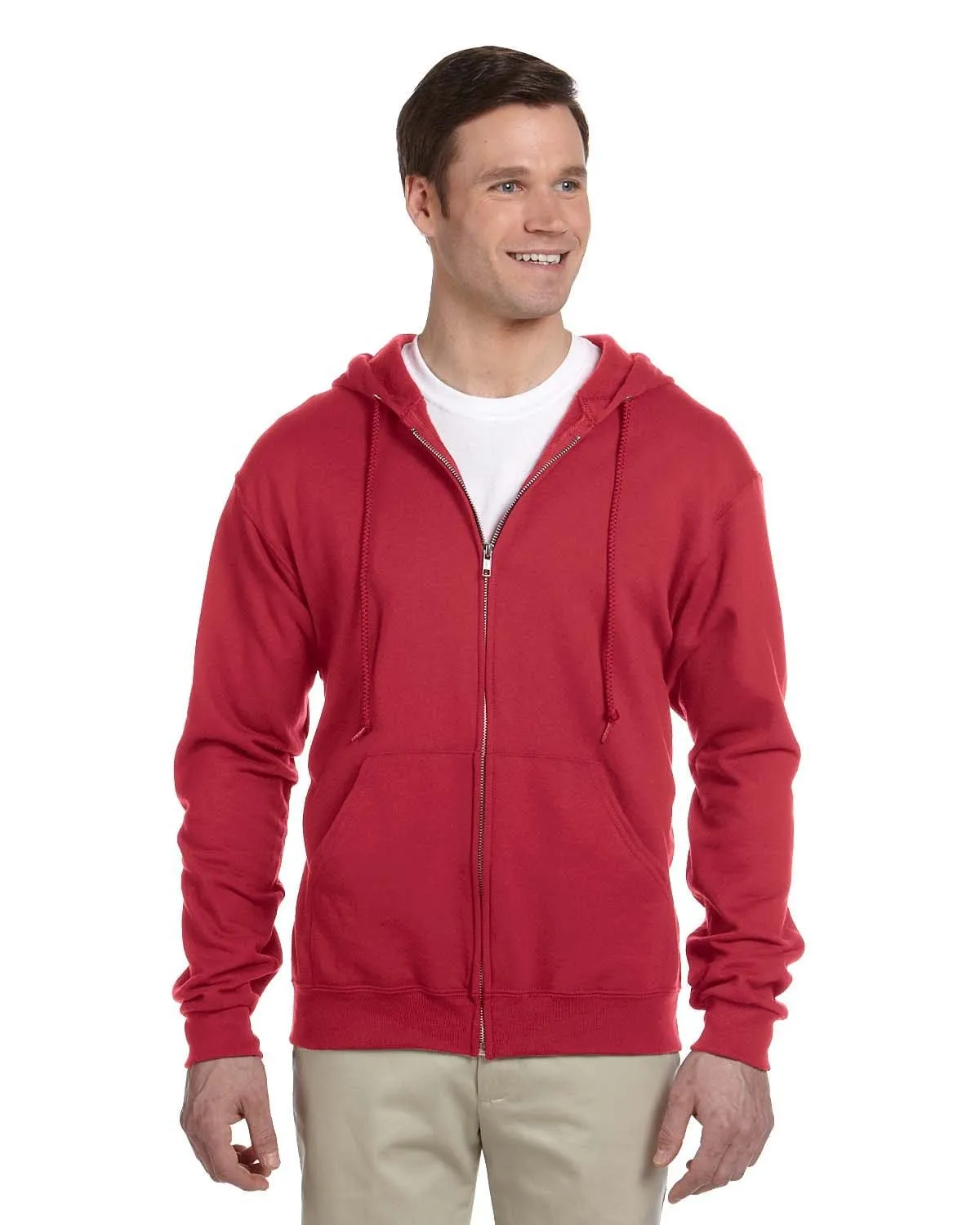 Jerzees Lightweight Full-Zip Hooded Sweatshirt