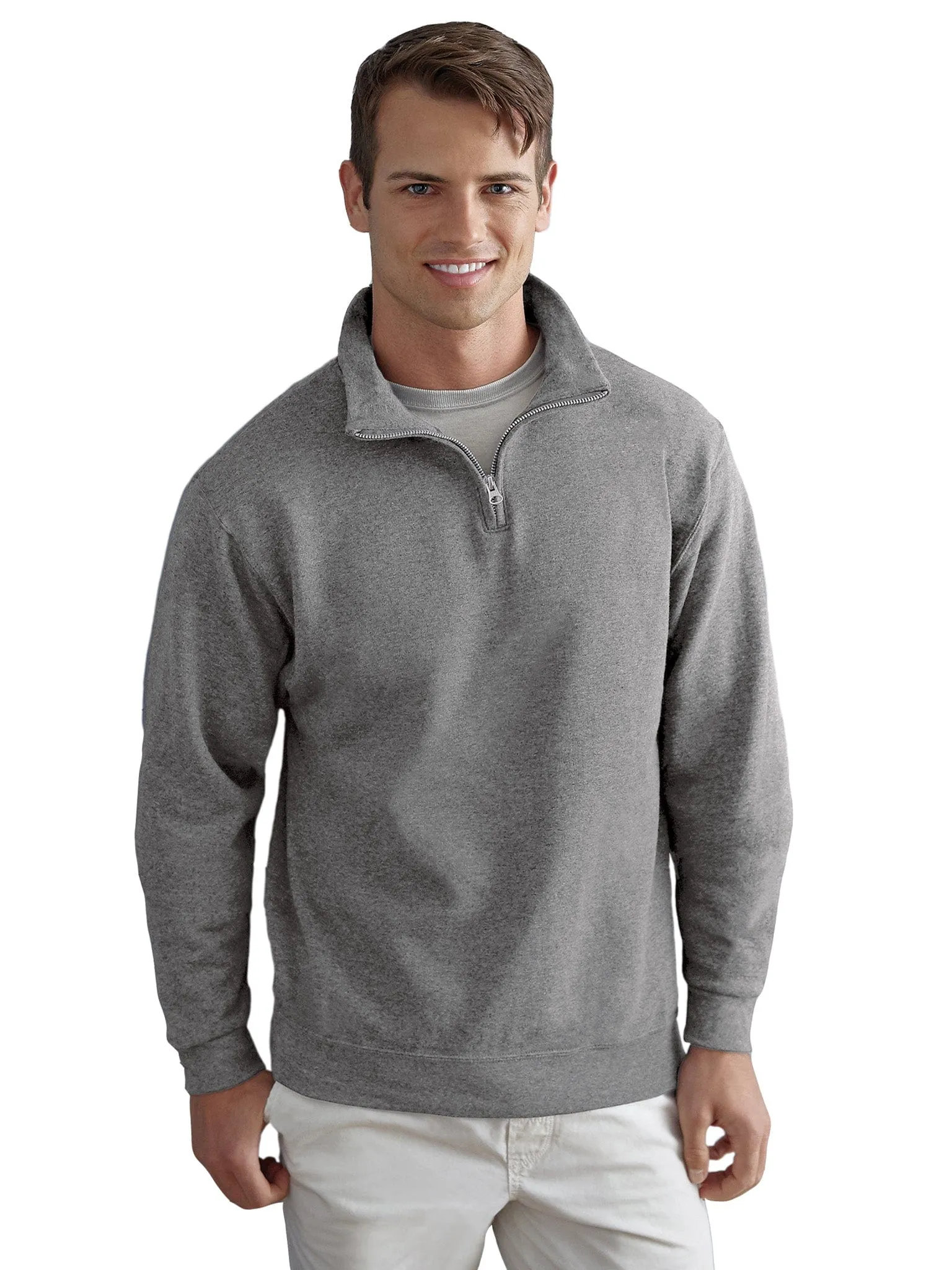 Jerzees NuBlend 50/50 Quarter-Zip Cadet Collar Sweatshirt