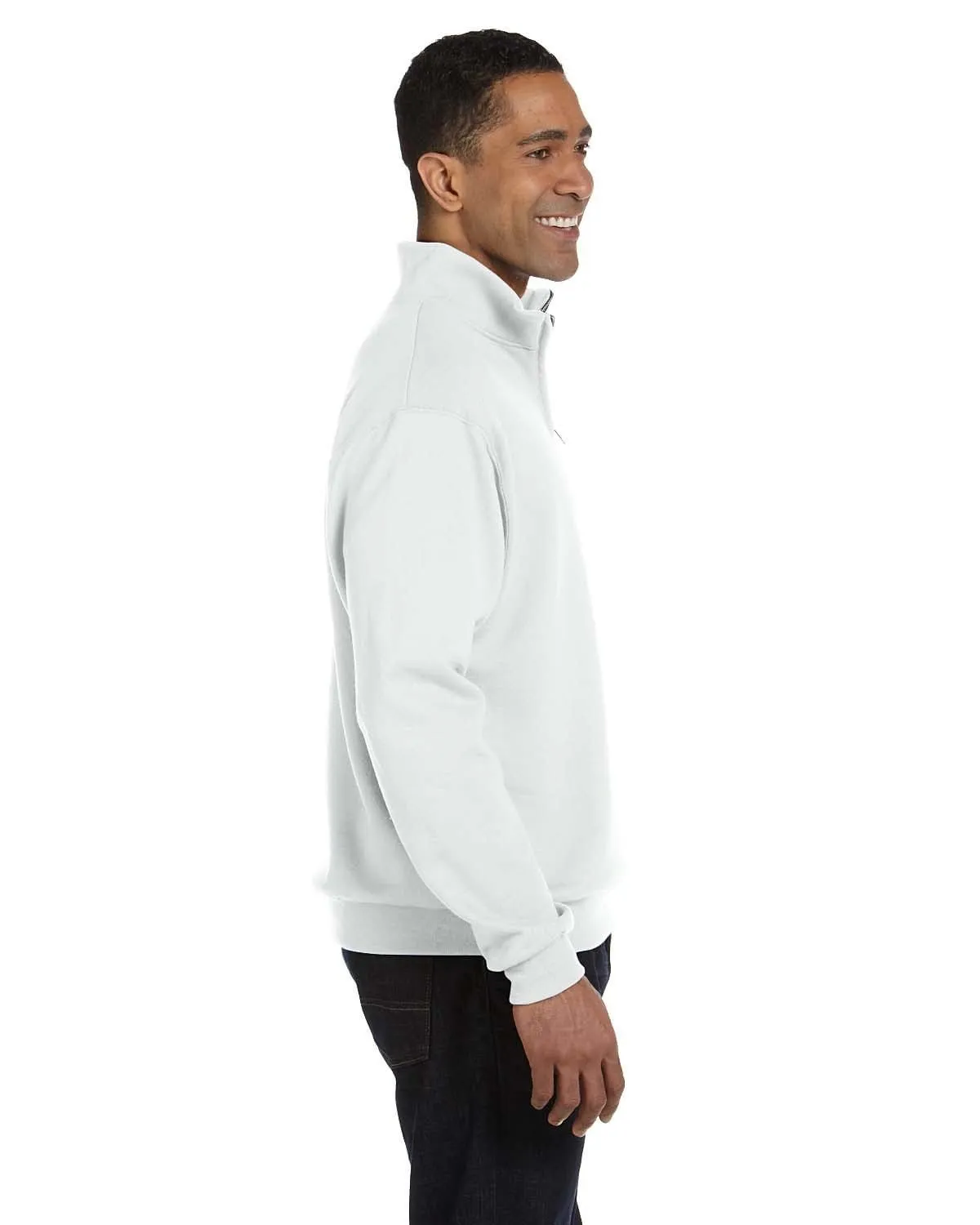 Jerzees NuBlend 50/50 Quarter-Zip Cadet Collar Sweatshirt
