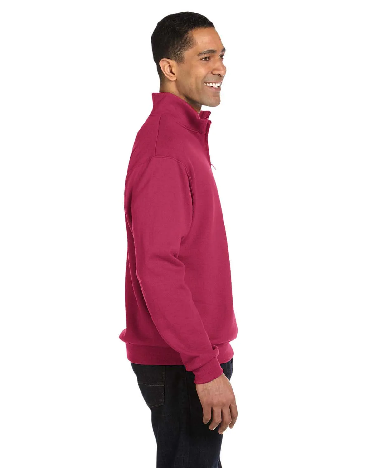 Jerzees NuBlend 50/50 Quarter-Zip Cadet Collar Sweatshirt