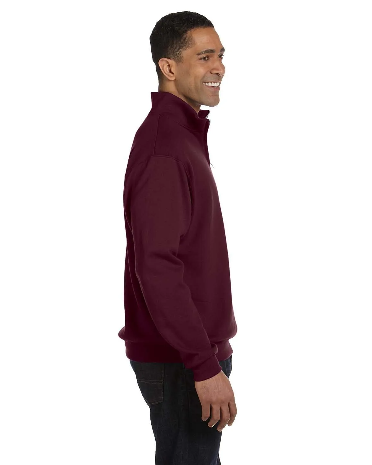 Jerzees NuBlend 50/50 Quarter-Zip Cadet Collar Sweatshirt
